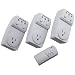 Wireless Remote Control Outlet Switch Socket 3 Pack (3 Outlets) * BATTERY INCLUDED *