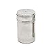 Verdental Adjustable Stainless Steel Dredge Salt Pepper Shaker Seasoning Cans with Trefoil Rotating Cover (Large)