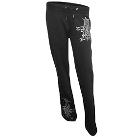 So Cal Womens/Juniors STAR WINGED Fleece Pant- In Choice of Colors