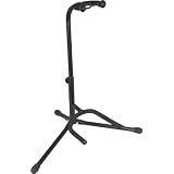 Musician's Gear Tubular Guitar Stand Black, Black