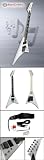 New White Flying V Electric Guitar Stunning Design