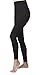 TLC Sport UK Women's Figure Firming Tummy Control Sculpting Compression High Waist Yoga Tights Leggings Black