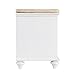 Chelmsford Entryway Storage Bench - Shoe Cubbies w/ Fixed Shelves - White Finish