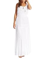 Desigual Vestido Largo (Blanco)