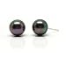 HinsonGayle AAA 8.0-8.5 Peacock Pearl Stud Earrings (14kWG)