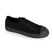 MENS SIZING Gothic Punk Shoes Young Mens Shoes Canvas Steel Toe Sneaker Shoe Black