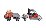 Siku 2522 - Unimog mit Gabelstapler (farblich sortiert)