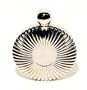 Outer Rebel Fashion Flasks- 5 oz. Round Scalloped-Edge Stainless Steel Steel Flask
