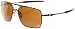 Oakley Mens Deviation OO4061-08 Square Sunglasses,Brown Camo Frame/Dark Bronze Lens,one size