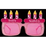 Elope Happy B'day Glasses (Light Pink/Pink)