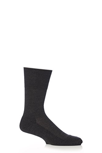 Falke Men's Airport Plus Plain Wool & Cotton Cushioned Socks (1 Pair)