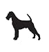 Terrier Dog Pet Irish Terrier Car Truck Vehicle Bumper Helmet Decal Sticker Wall Art Laptop Design Skin Stickers