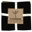 FLOURSACK Teatowel Set - Black / Oyster / White