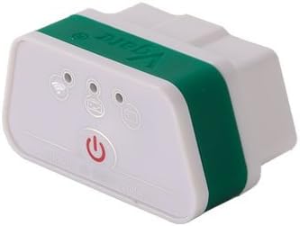 VGate Mini iCar2 OBDII OBD2 ELM327 Wifi Smart Auto Diagnostic Car Scan Tool (White & Green)