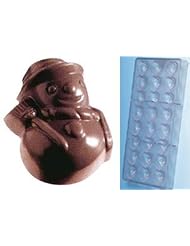 Buy Fat Daddio's Snowman Polycarbonate Candy Mold 21-Piece Tray