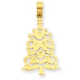 31ZvOG6JwTL. SL160  14k Polished Christmas Tree Pendant   JewelryWeb