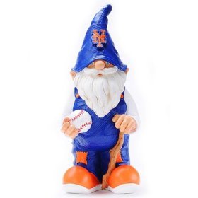 NEW YORK METS OFFICIAL MLB GOOD LUCK GARDEN GNOME