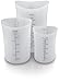 Sorbus Deluxe Silicone Measuring Cup Set (3-Piece)