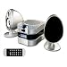 COBY CXCD407 Micro CD Player System with Digital AM FM Tuner With Remote - 1 Each