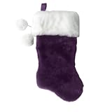 Plush Holiday Stocking - Purple (19
