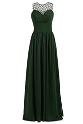 Natural   Waistline Open-Back Sequined Chiffon Evening Dress 