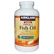 Kirkland Signature Omega-3 Fish Oil Concentrate, 400 Softgels, 1000 mg Fish Oil with 30% Omega-3s (300 mg)