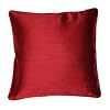 Purity Red Faux Silk Co-ordinating 18" Cushion Cover