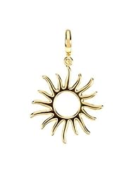 14K Yellow Gold Sun Charm