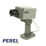 perel - camera factice motorise - avec detecteur de mouvement - scamd