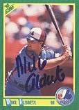Mike Aldrete, Montreal Expos, 1990 Score Autographed Card