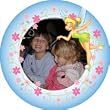 Custom Photo Plate - Magic Wand Tinkerbell Photo Plate - Customize Your Tinkerbell Plate With Your Favorite Photo