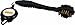 Champ Proactive Sports Dual-Bristle Club Brush with Retractable Cord, Black