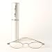 Classic Spring Hinged Reading Glass with Metal Case (5 3/4"h x 1"w) - Silver +1.00