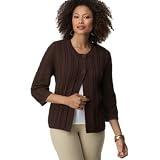 Karen Scott Two-Button Flyaway Cardigan Sweater at Karen Scott
