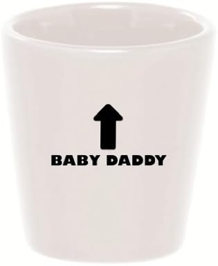 Mashed Mugs - Baby Daddy (Up Arrow) - Ceramic Shot Glass