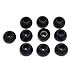 Bluecell 5 Pair Large Black color Silicone Replacement Ear Buds Tips for Audio-Technica Skullcandy Monster Sony Ultimate Ears Sharp Sennheiser Plantronics TDK Phillips Panasonic Denon Griffin JVC