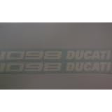 DUCATI 1098 SUPERBIKE DECAL GRAPHICS SET (WHITE) 