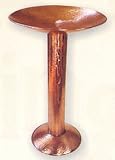 Copper Standing Bird Bath
