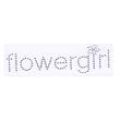 Flowergirl Sparkle Iron On Decal