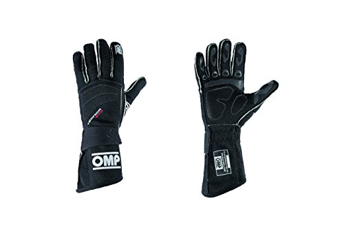 OMP (IB/756/N/S) Tecnica Evo Gloves, Black, Small