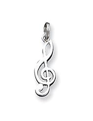 Sterling Silver Music Note Charm