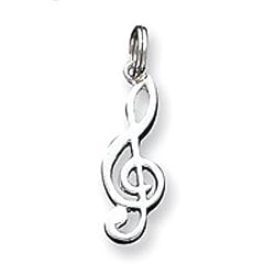 Sterling Silver Music Note Charm