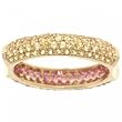 Sapphire & Ruby Double Sided Ring in 14K Gold (Yellow)-Size 7