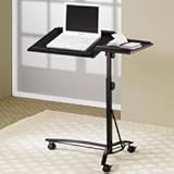 Desks Laptop Computer Stand with Adjustable Swivel Top and Casters by Coaster Desks Laptop Computer Stand with Adjustable Swivel Top and Casters by Coaster