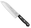 Messermeister Asian Precision 7-1/4-Inch Kullenschliff Santoku