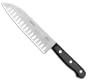 Messermeister Asian Precision 7-1/4-Inch Kullenschliff Santoku