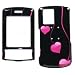 Fits LG CU720 Shine Cell Phone Snap on Protector Faceplate Cover Housing Hard Case - Love Drops