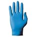 Ansell TNT 92-575 Disposable Nitrile Ambidextrous Lightly Powdered Chemical Resistant Gloves, Textured Grip, Rolled Beaded Cuff, 9.5" Length, XL, Blue, 100 Per Dispenser