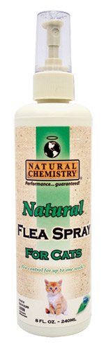 Natural Flea Spray for Cats, 8-Ounce