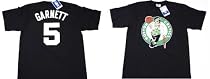 Kevin Garnett Boston Celtics #5 Black Name And Number Jersey T-Shirt